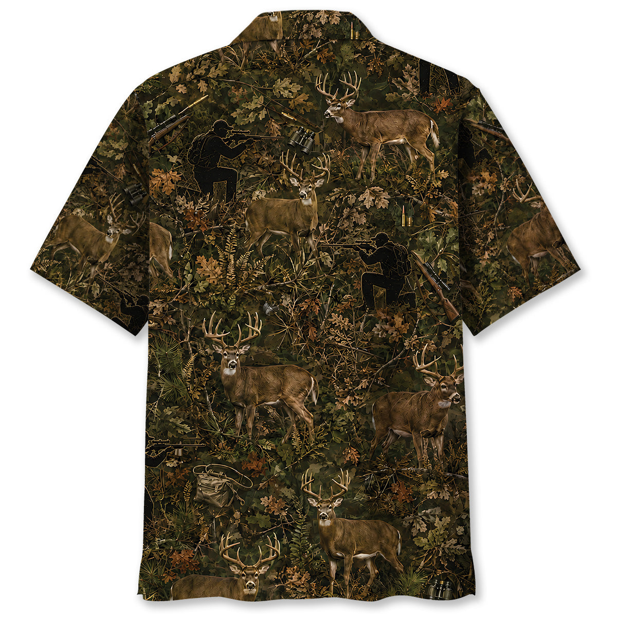 Hunt Deer Camo Hawaiian Shirt