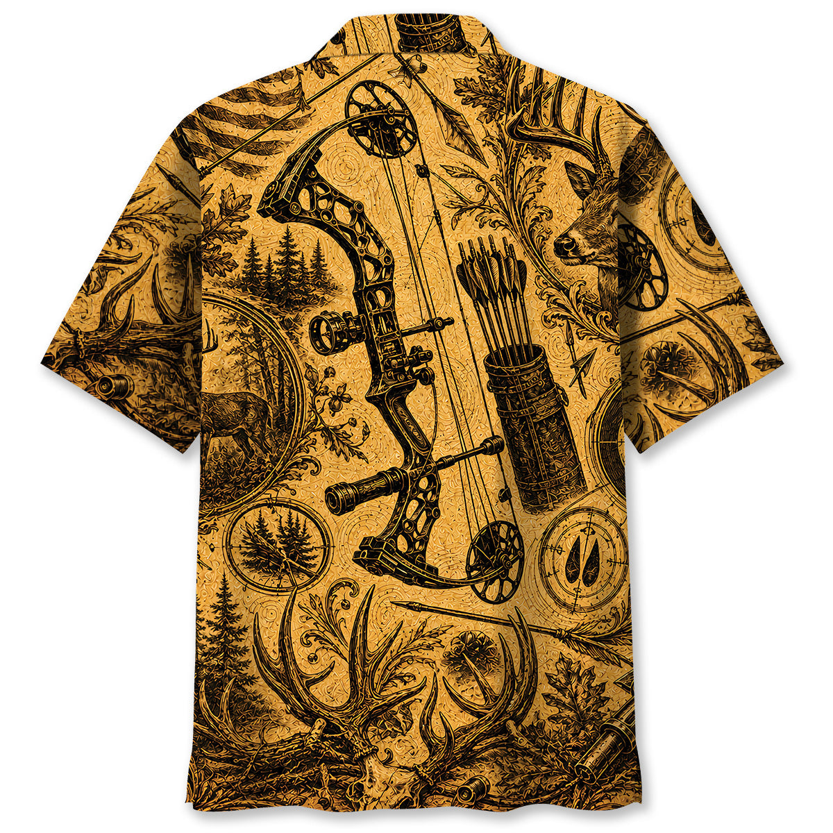 Bow Hunting Legend Vintage Art Hawaiian Shirt