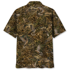 Dove Hunting Camo Hawaiian Shirt