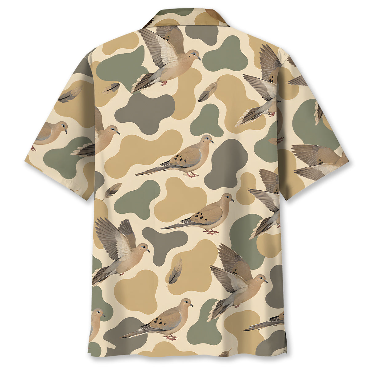 Hunting Mourning Dove Camouflage Hawaiian Shirt