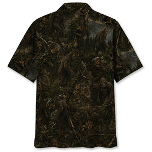 Bigfoot Forest Hawaiian Shirt