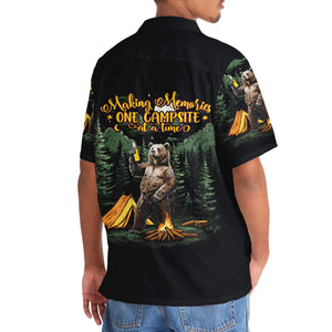 Making Memories One Campsite At A Time Bear Hawaiian Shirt