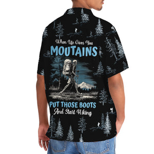 Hiking When Life Gives You Mountains Hawaiian Shirt