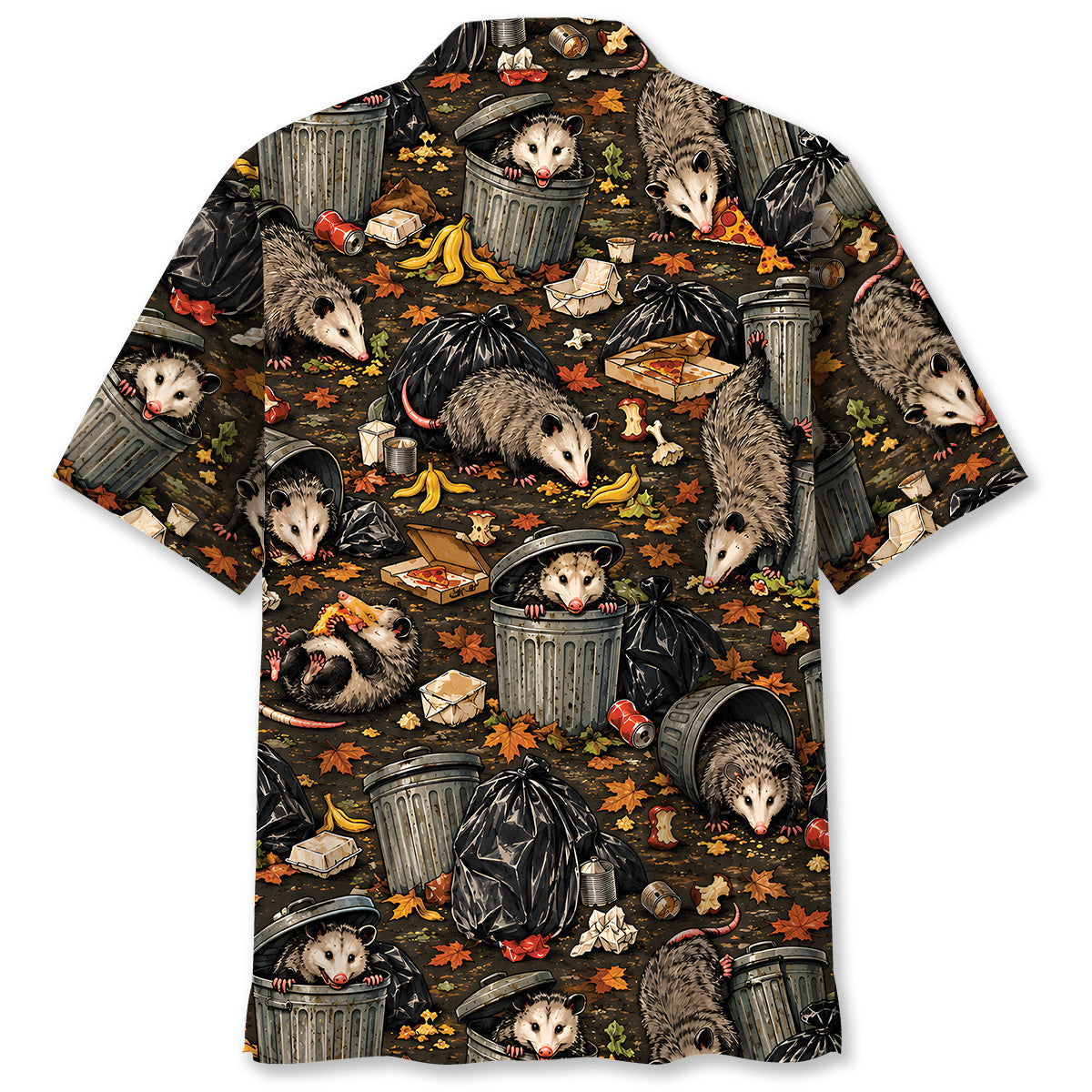 Autumn Alley Opossum Trash Hawaiian Shirt
