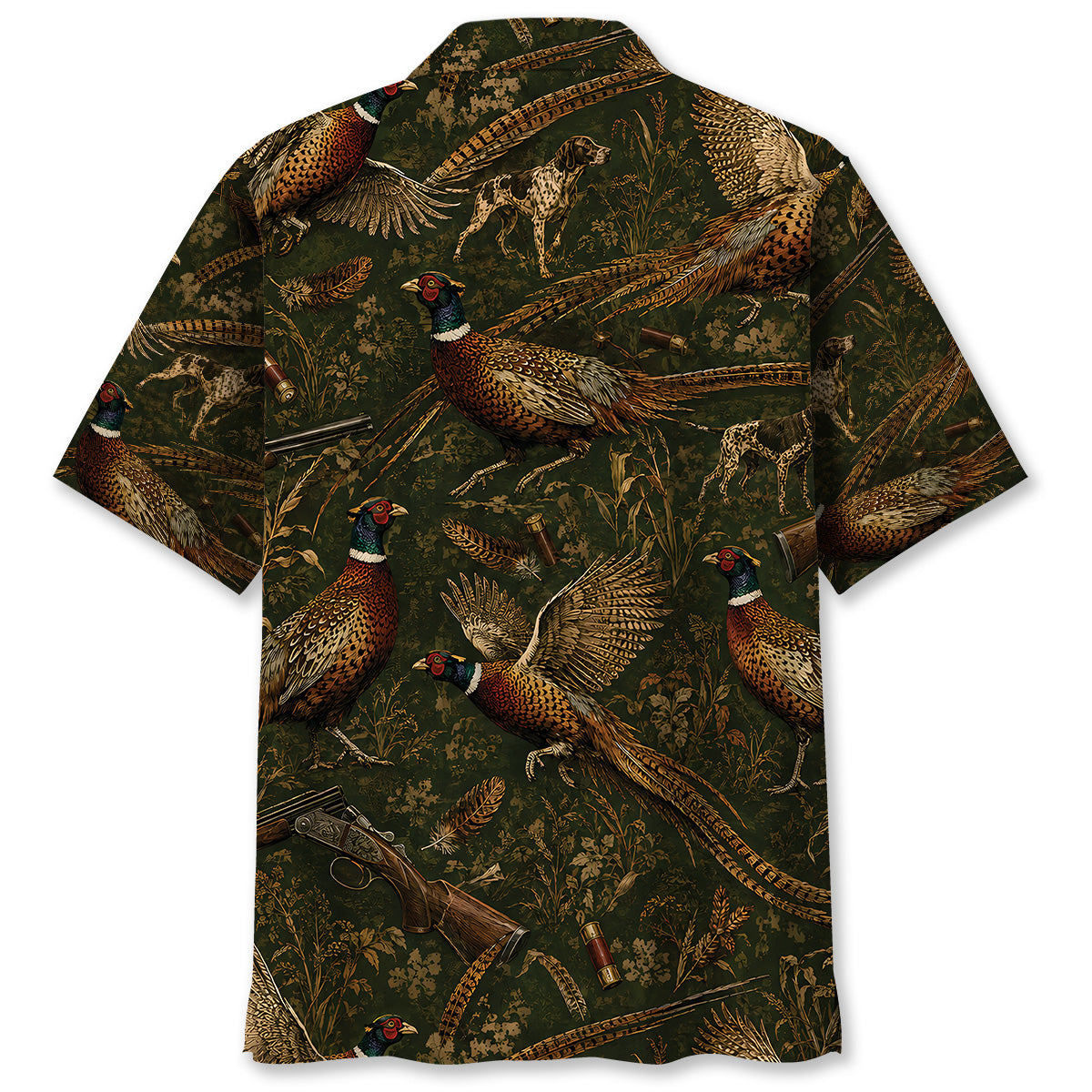 Vintage Pheasant Hunting Hawaiian Shirt