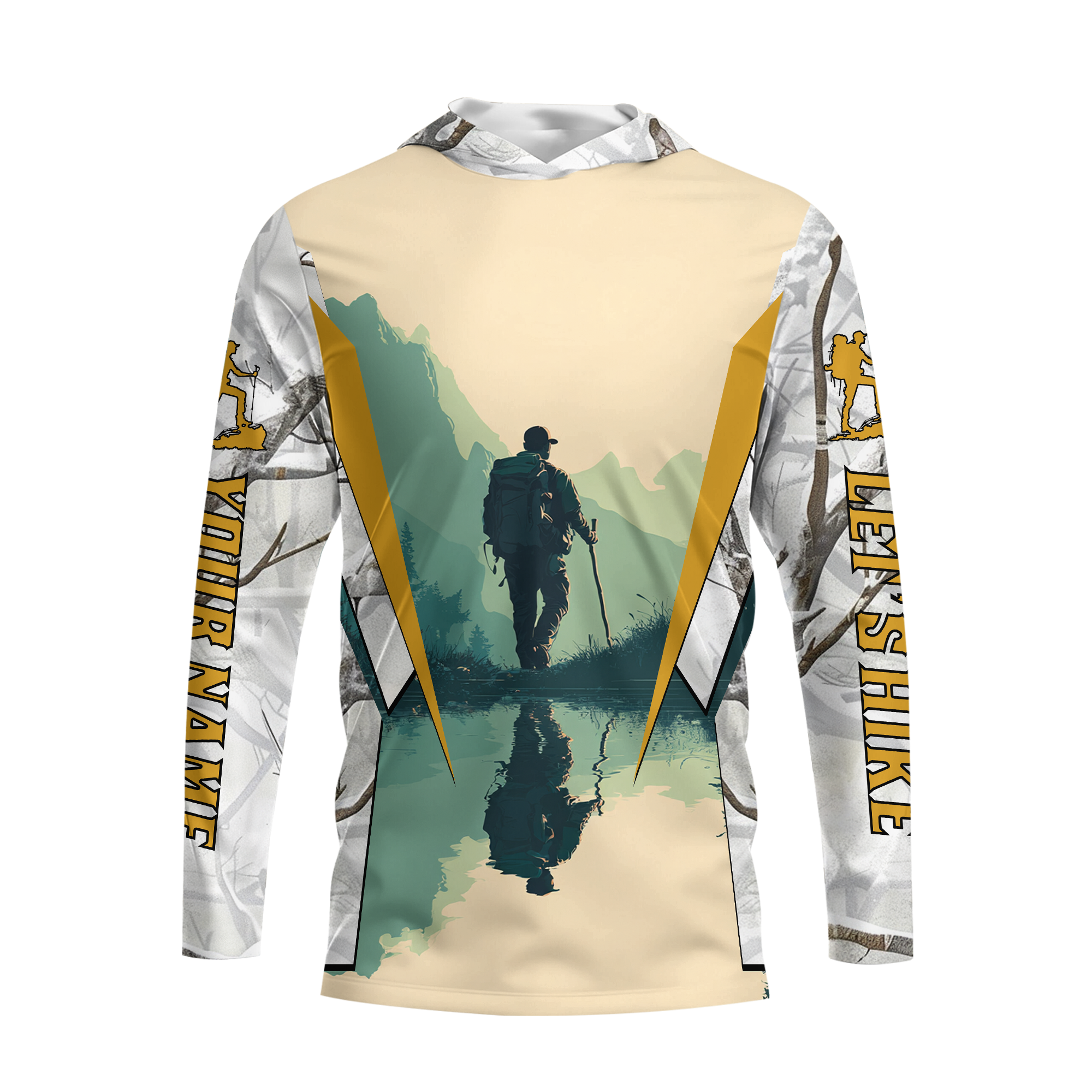 Custom Name Hiking More Worry Less All Over Print Shirt