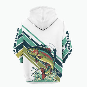 Vintage Rainbow Trout Team Shirt All Over Print