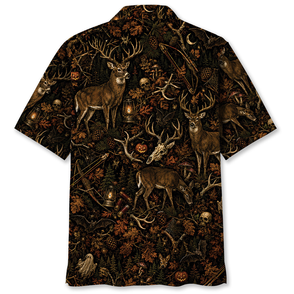 Deer Hunting Halloween Hawaiian Shirt