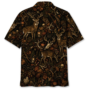 Deer Hunting Halloween Hawaiian Shirt