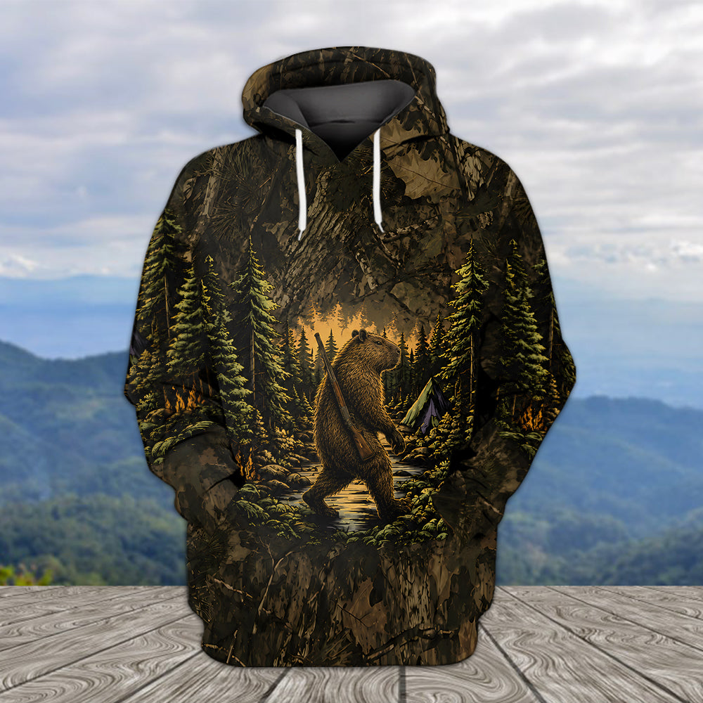 Capybara Camouflage Hunting All Over Print