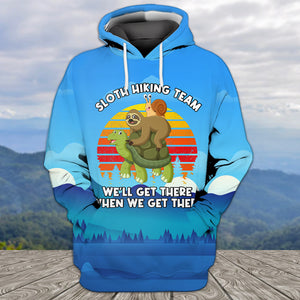 Funny Slow Hiking Team All Over Print Shirt