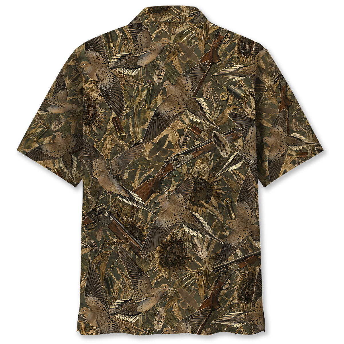 Camouflage Dove Hunting Hawaiian Shirt