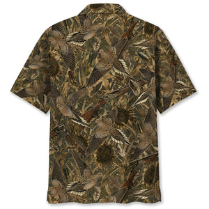 Camouflage Dove Hunting Hawaiian Shirt