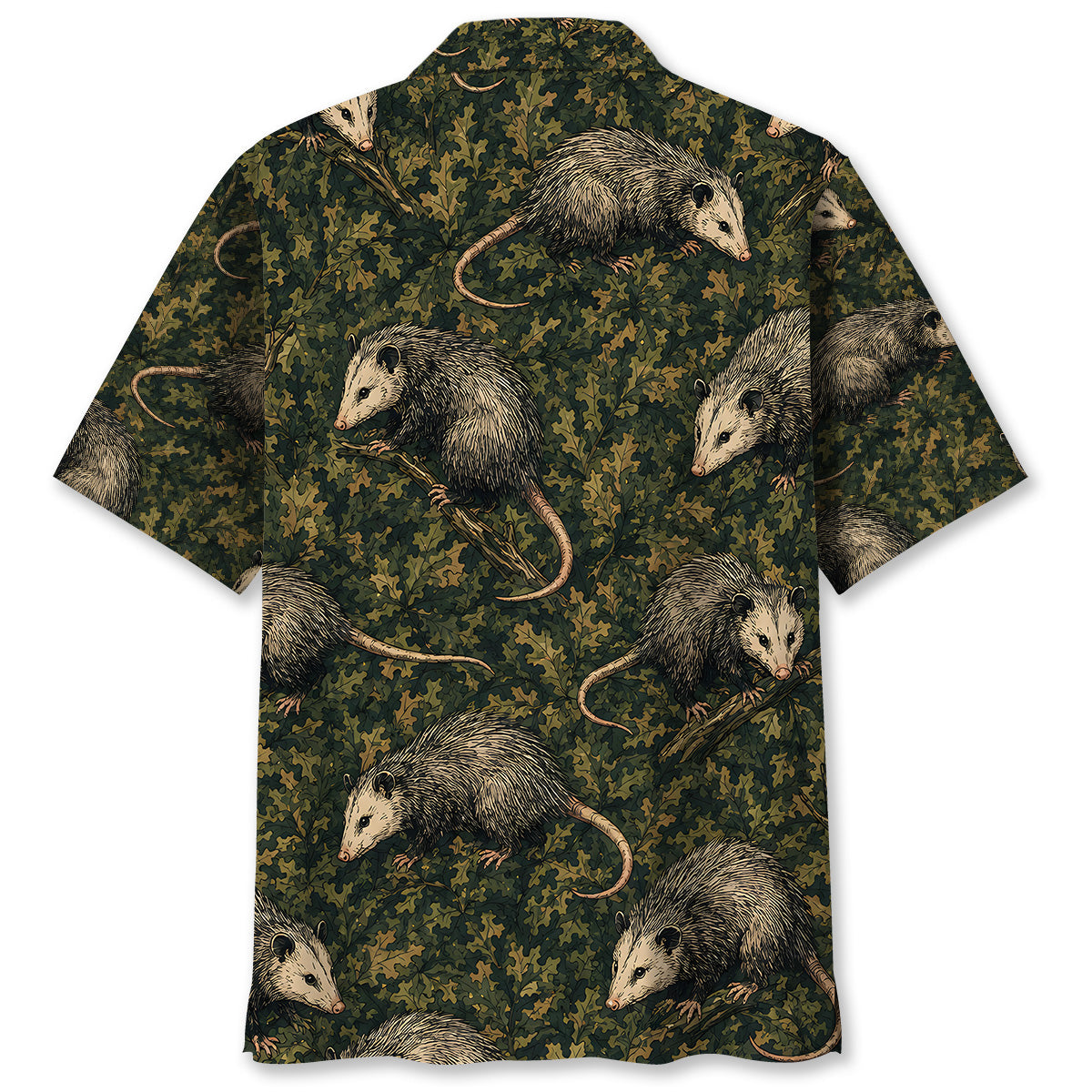 Opossum Woodland Hawaiian Shirt