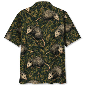 Opossum Woodland Hawaiian Shirt