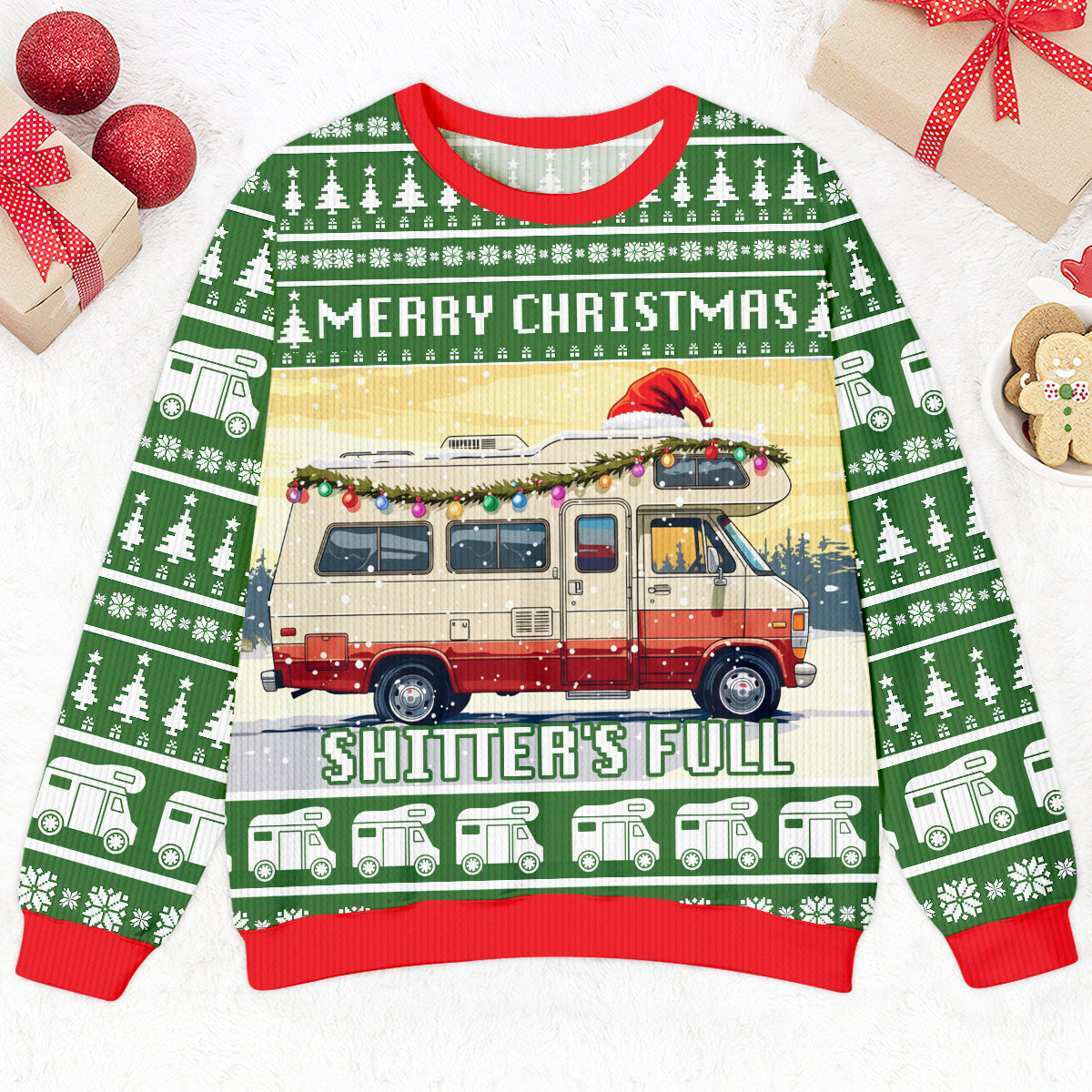 Merry Christmas Shitter's Full Ugly Sweater