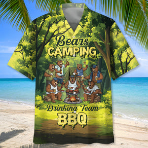 Bear Family BBQs Hawaiian shirt