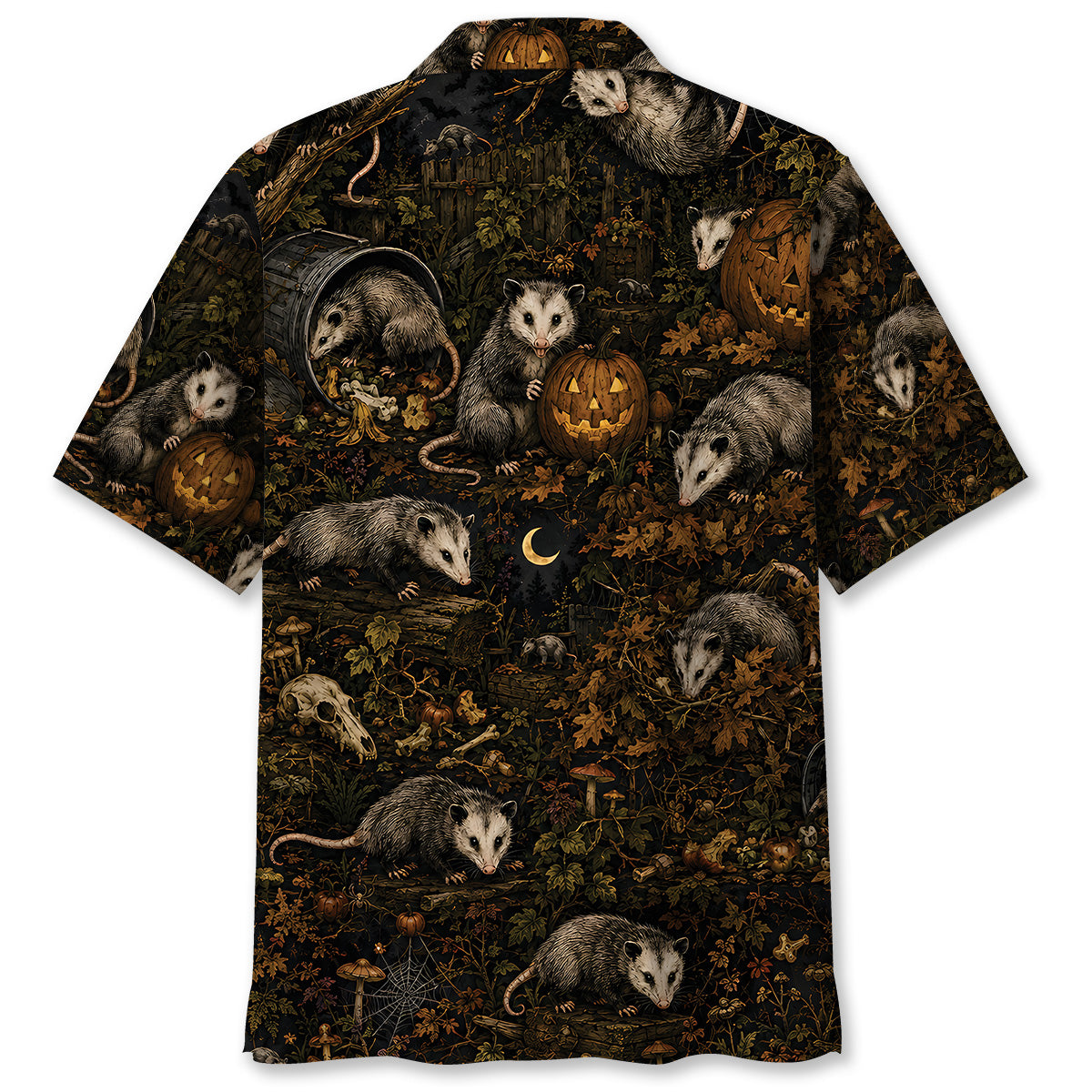 Virginia Opossum Halloween Hawaiian Shirt