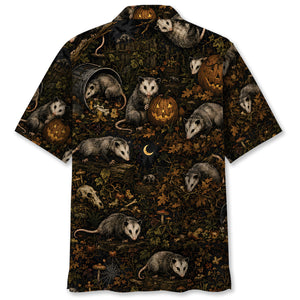 Virginia Opossum Halloween Hawaiian Shirt