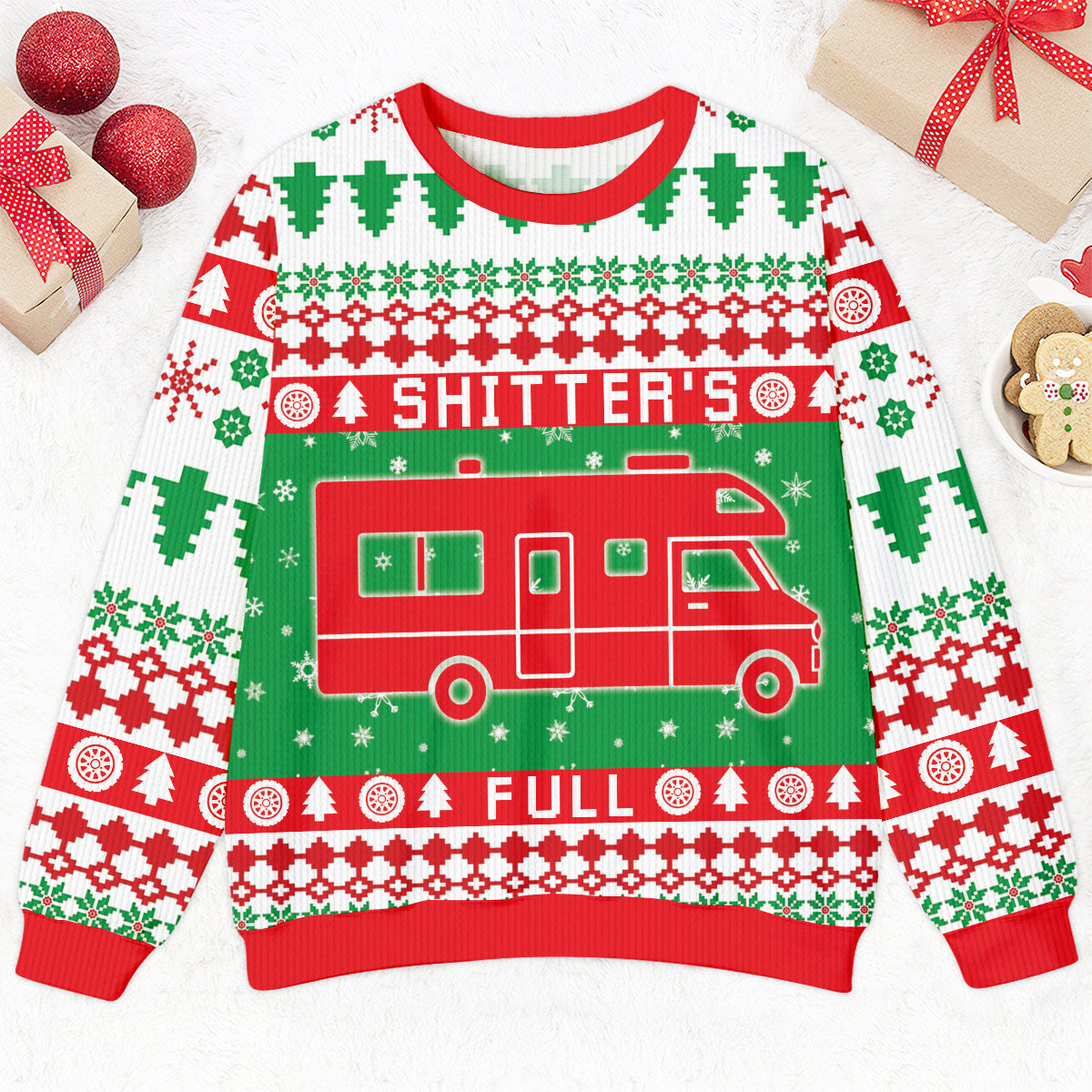 RV Shitter's Full Christmas Ugly Sweater