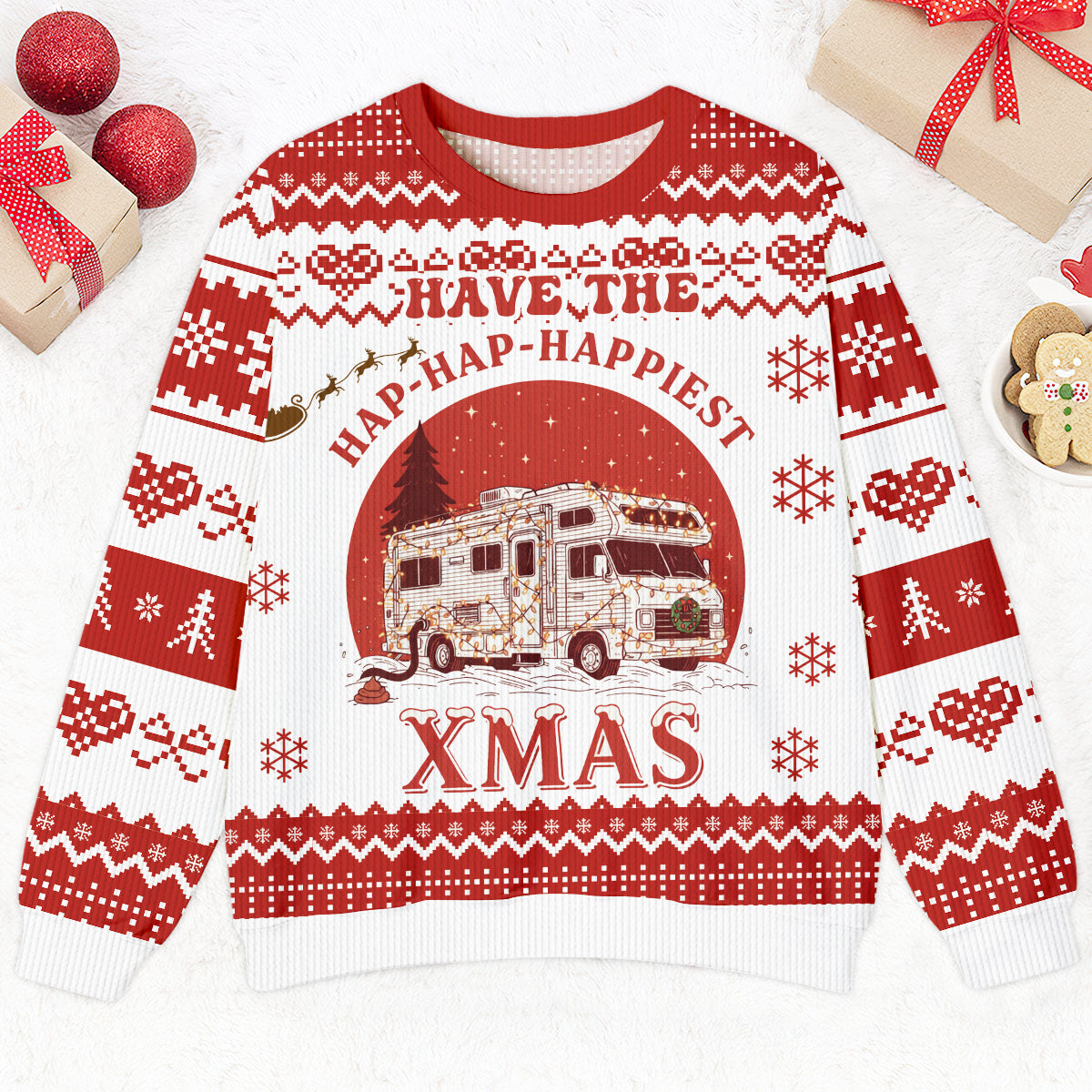 Have The Hap-Hap-Happiest Xmas Ugly Sweater