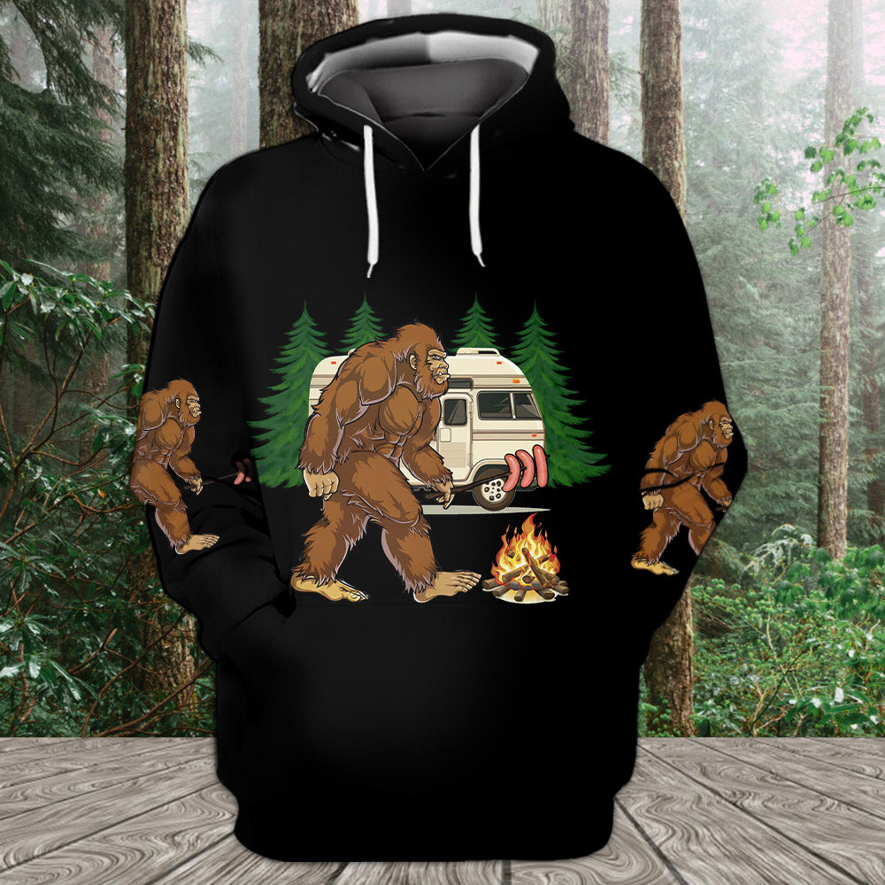 Camp Crew Hunt For Bigfoot All Over Print Shirt