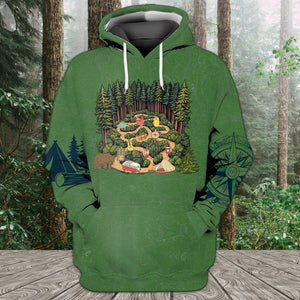 Camping Is A-Maze-Ing All Over Print Shirt
