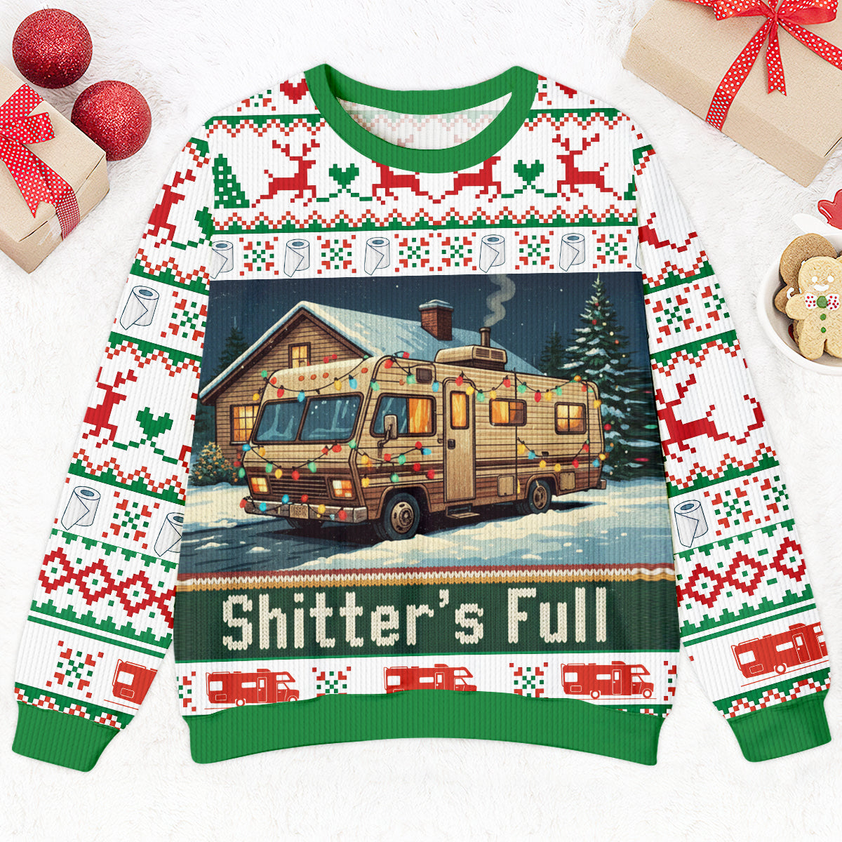 Shitter's Full Funny Ugly Sweater