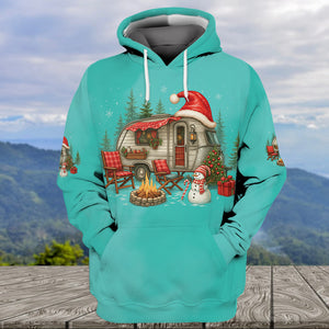 All I Want For Christmas Is Camping All Over Print Shirt