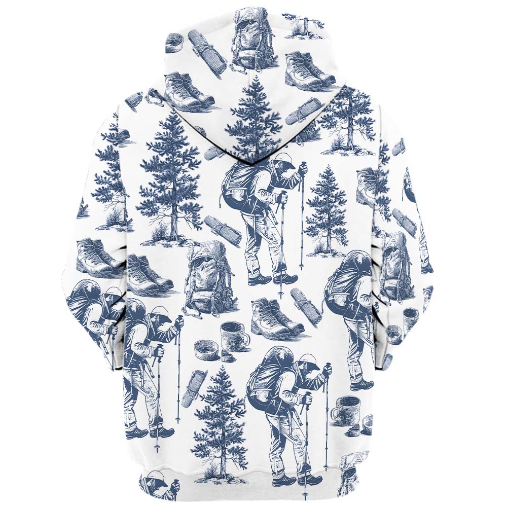 Vintage Hiking Camp All Over Print Shirt