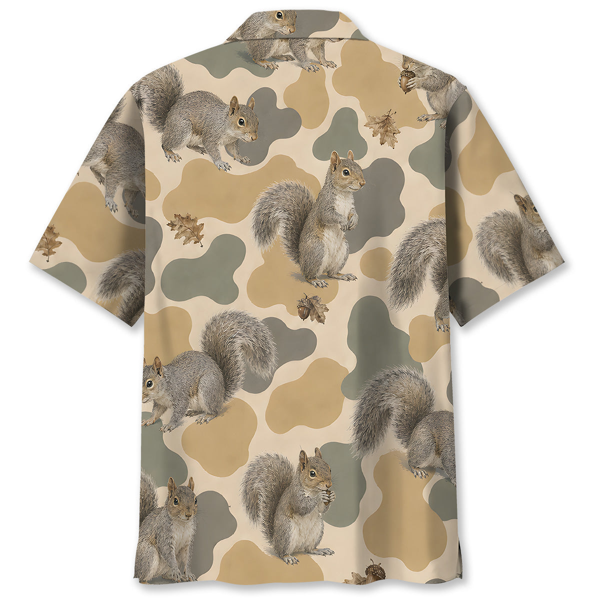 Squirrel Camouflage Hawaiian Shirt