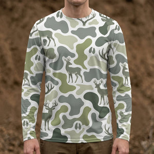 Deer Camouflage Hunting Funny Shirt