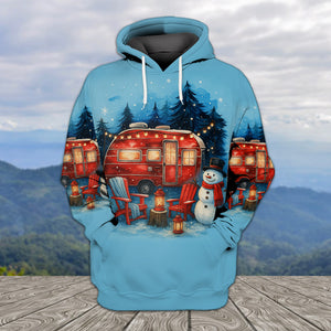 Christmas Camper Winter Wonderland All Over Print Shirt