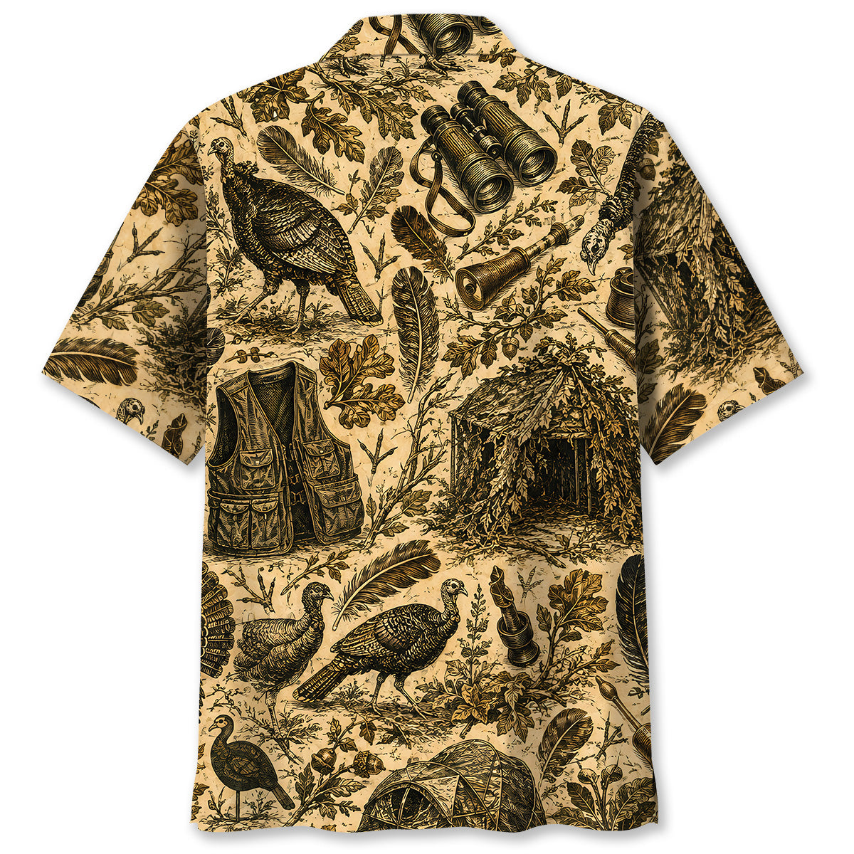 Turkey Hunting Vintage Hawaiian Shirt