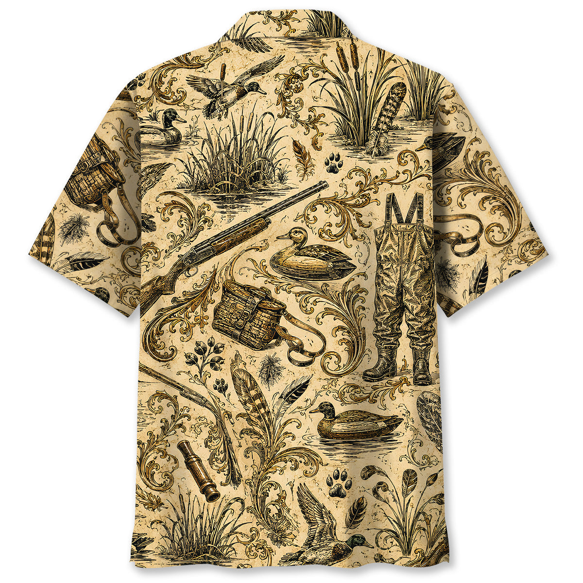 Duck Hunting Vintage Hawaiian Shirt
