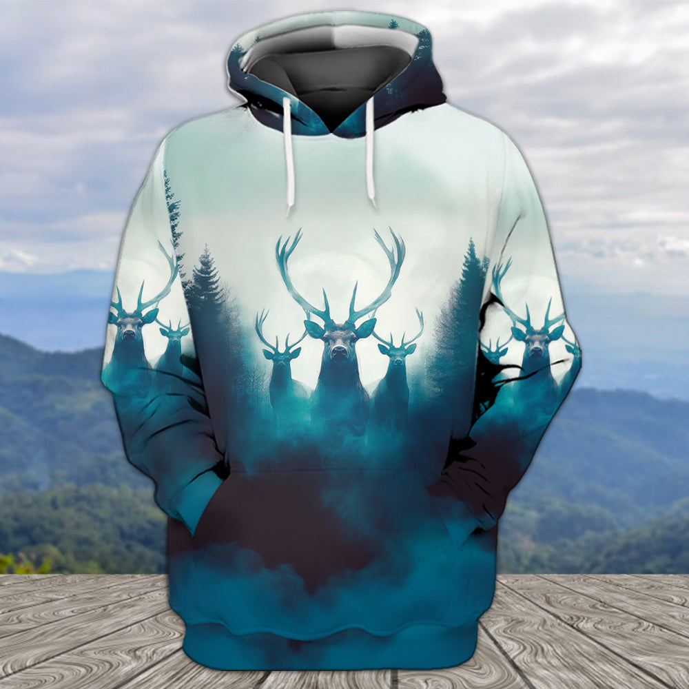Nature Dears All Over Print Shirt