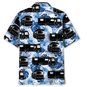 Nature Class A Sleeper Rv Hawaiian Shirt