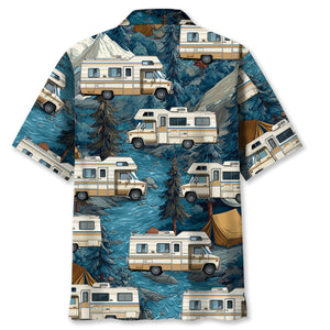 Vintage Class B Motorhome Hawaiian Shirt