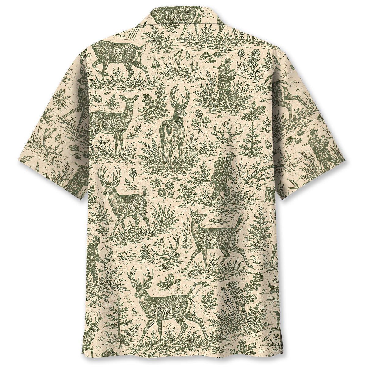 Classic Deer Hunt Hawaiian Shirt
