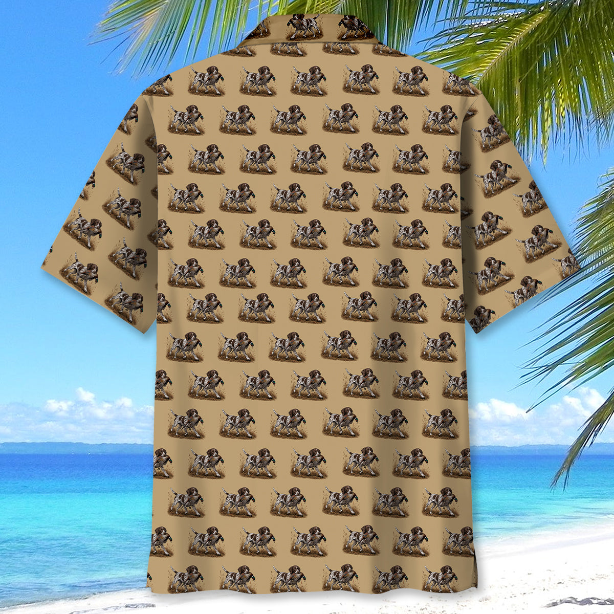 Pheasant Hunting With GSP Dog Pattern Hawaiian Shirt