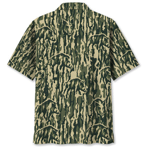 Hog Stripe Camouflage Hawaiian Shirt