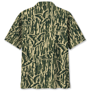 Duck Stripe Camouflage Hawaiian Shirt