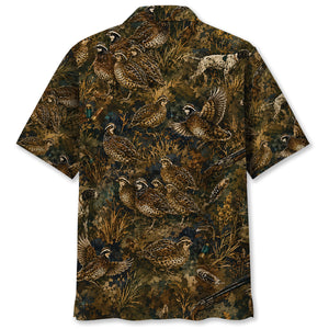 Quail Hunting Camo Hawaiian Shirt