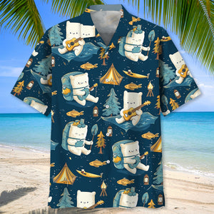 Marshmallow Adventure Hawaiian Shirt