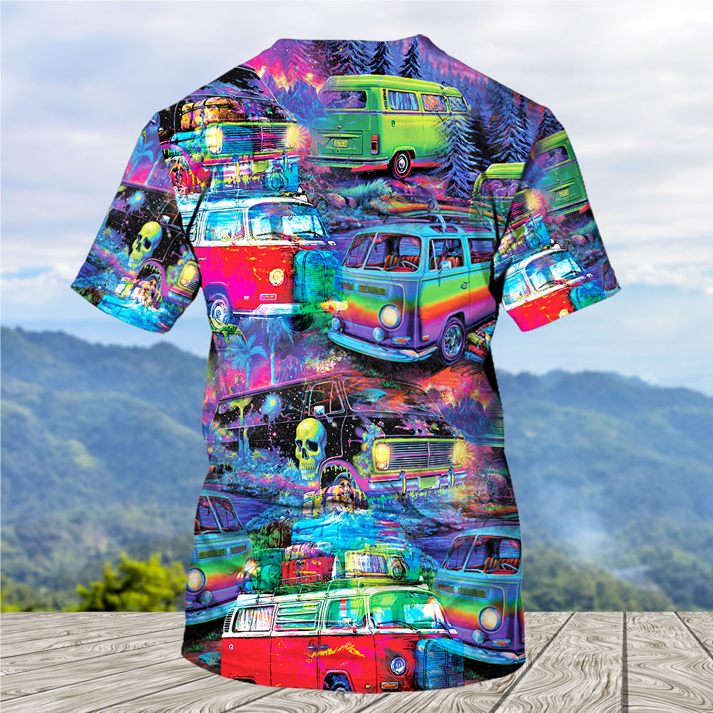 Retro Van Funny All Over Print Shirt
