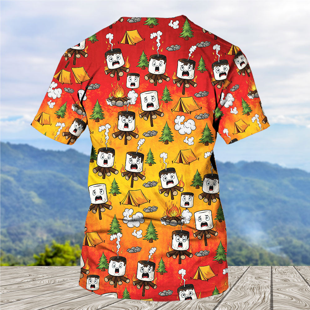 Burnt Marshmallow Dancing Party All Over Print Shirt