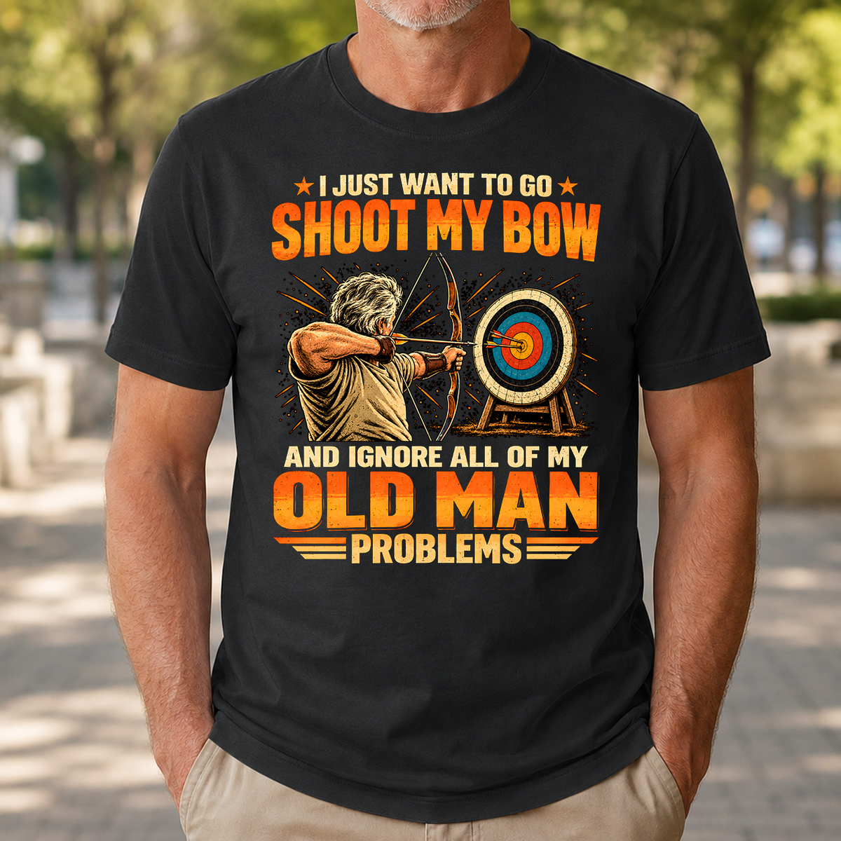 I Just Want To Go Shoot My Bow - 4-TS2D-Black