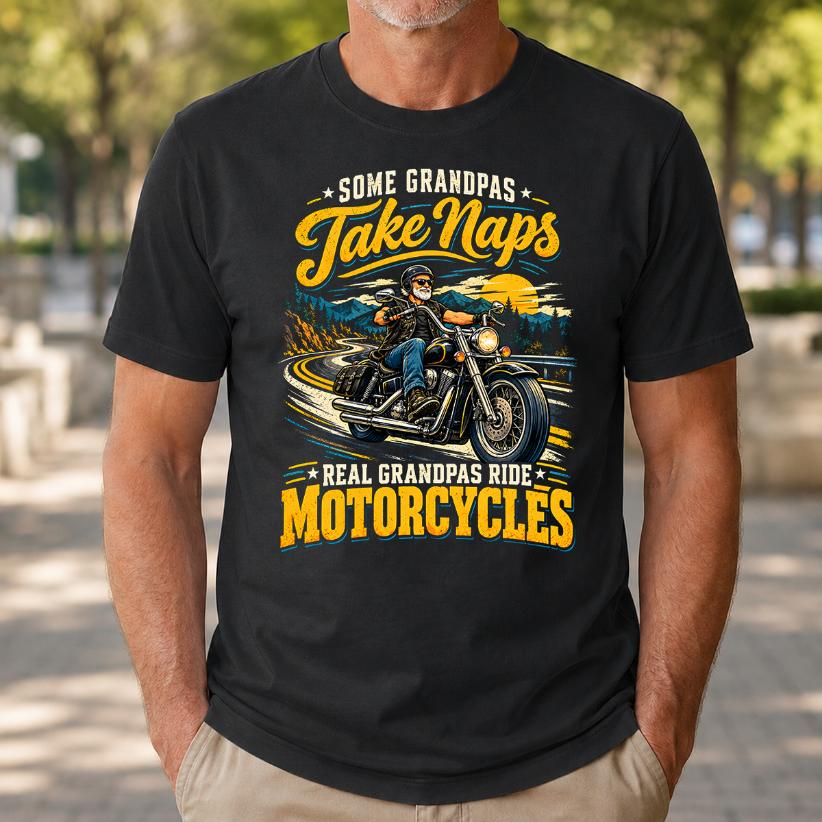 Grandpas Ride Motorcycles - 4-TS2D-Black
