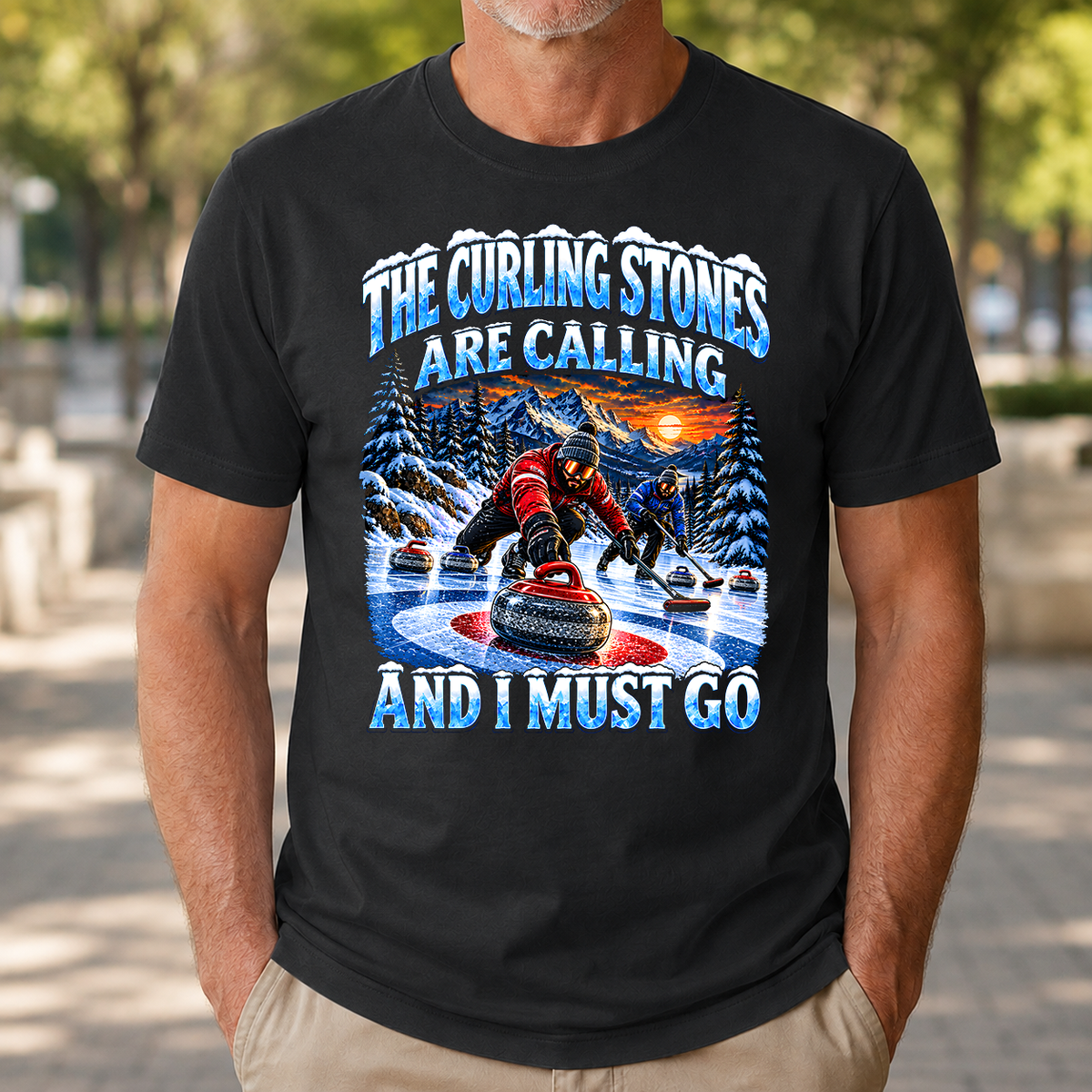 Curling Stones Are Calling And I Must Go - 4-TS2D-Black