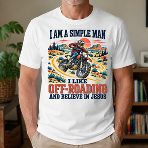 I Like Off-roading And Believe In Jesus - 4-TS2D-White